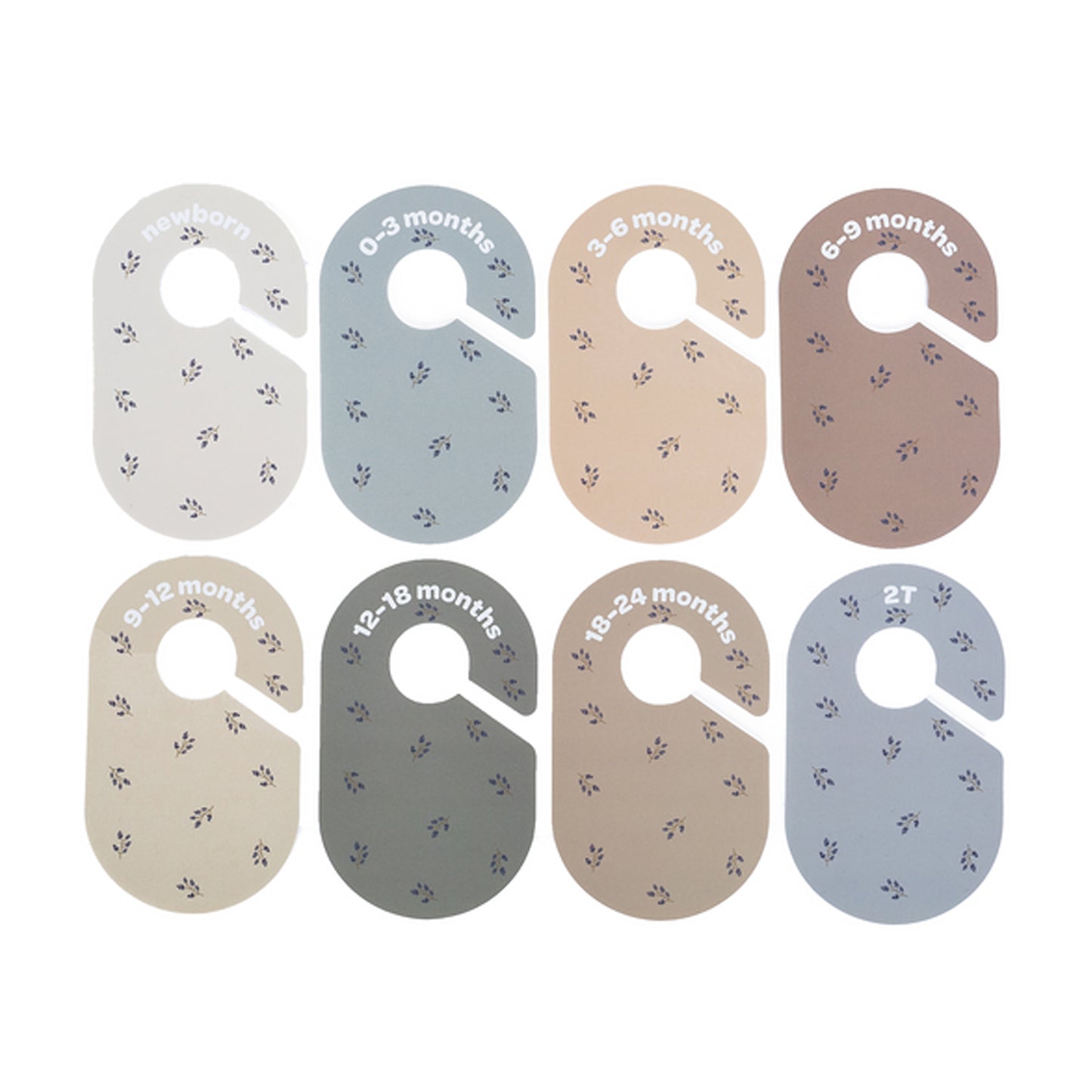 closet dividers (newborn to 24 months) - blueberry