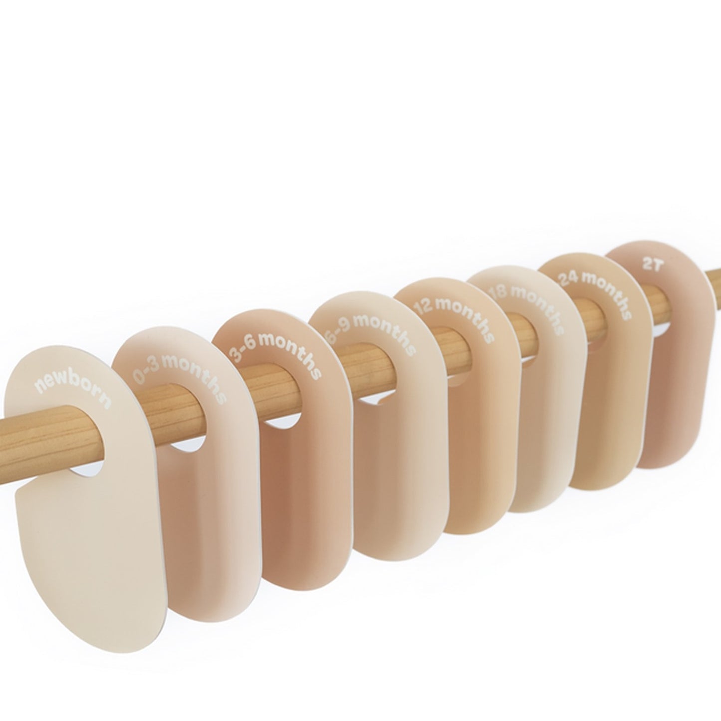 closet dividers (newborn to 24 months) - neutral