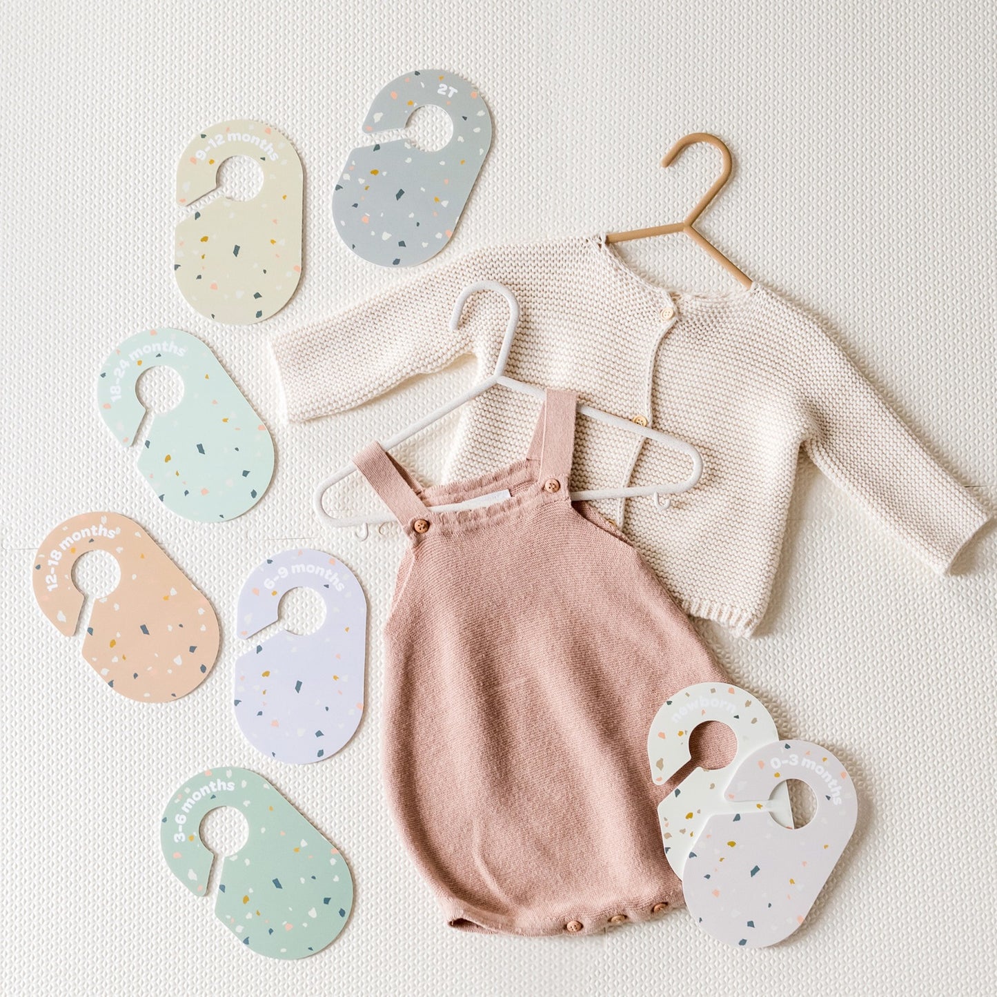 closet dividers (newborn to 24 months) - terrazzo