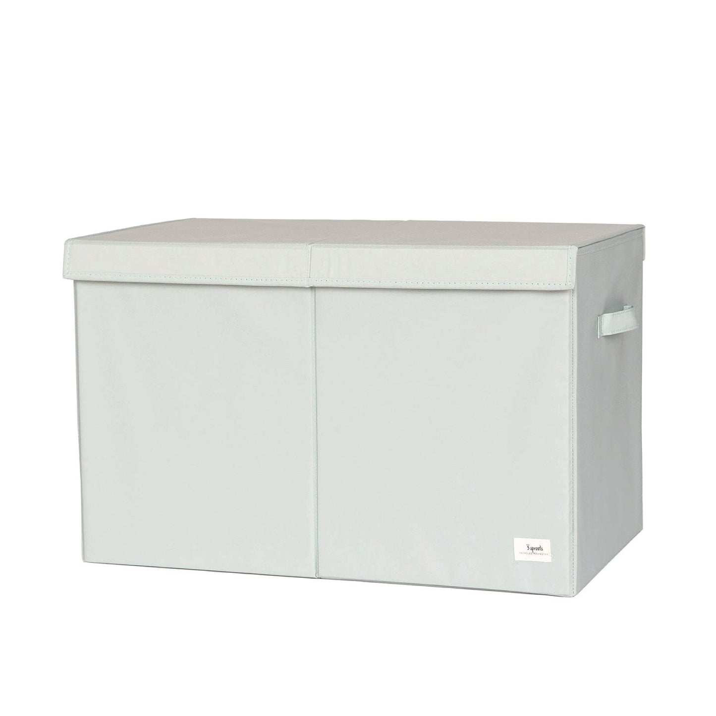 green recycled fabric folding storage chest