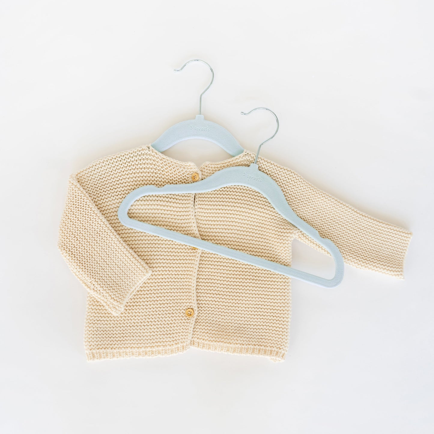 blue velvet non-slip hangers (30 per set)