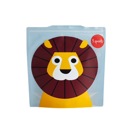 lion sandwich bag (2 pack)