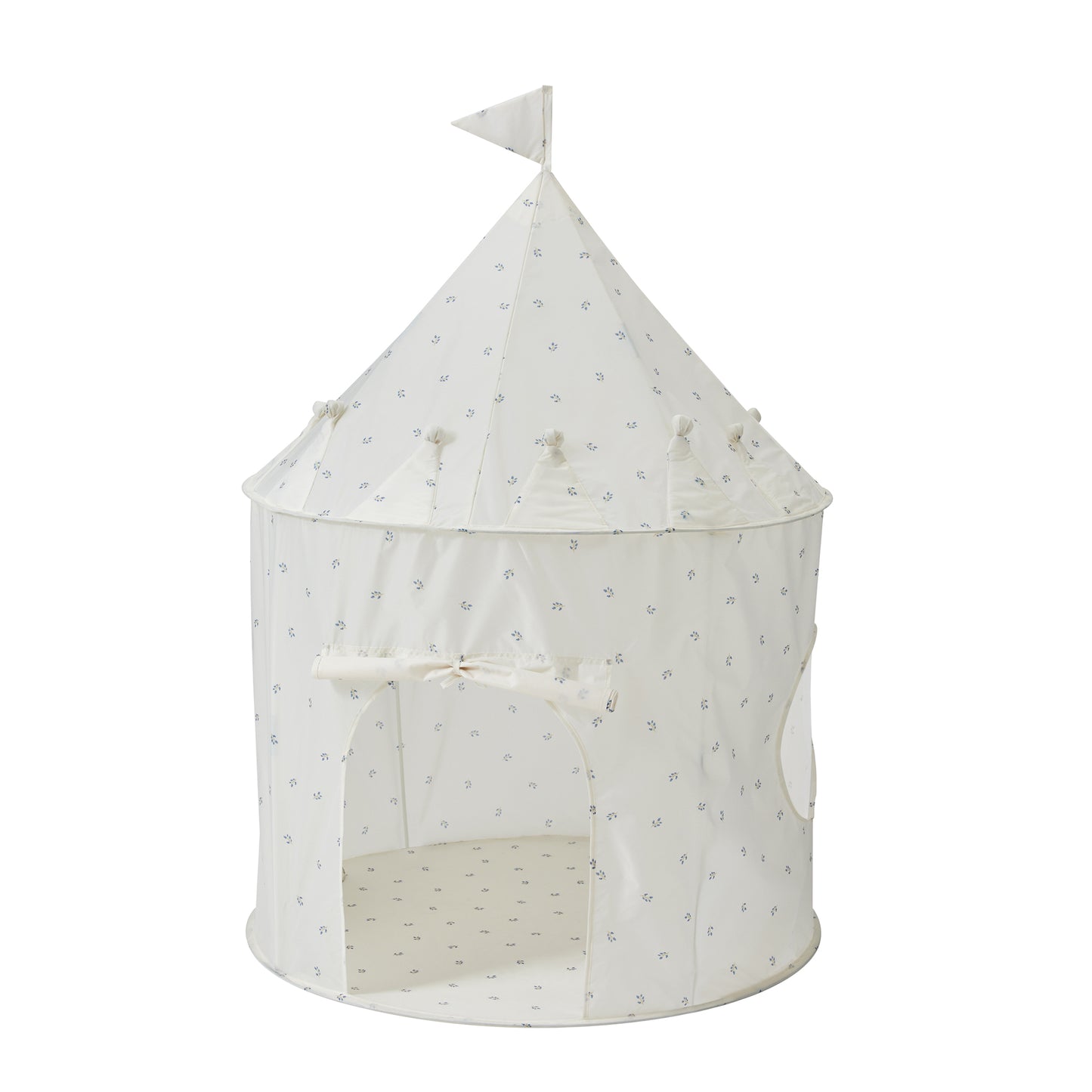 blueberry ivory recycled fabric play tent