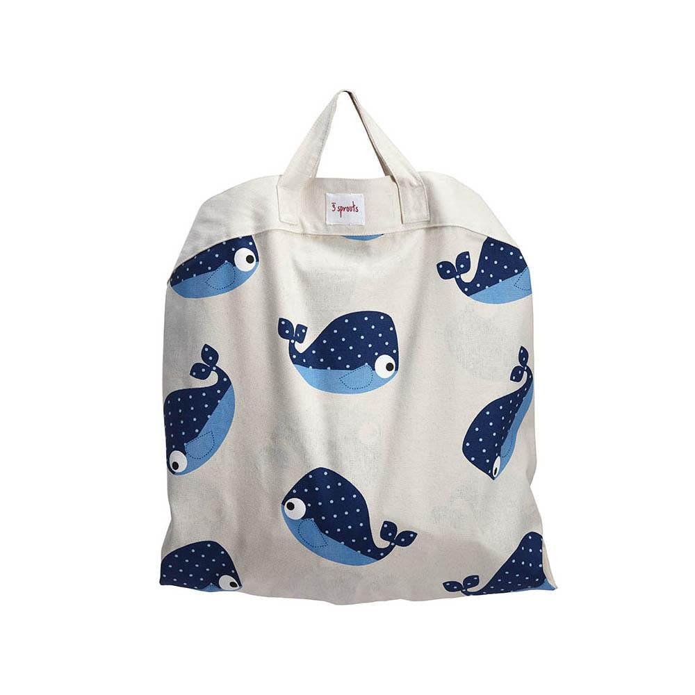 whale play mat bag