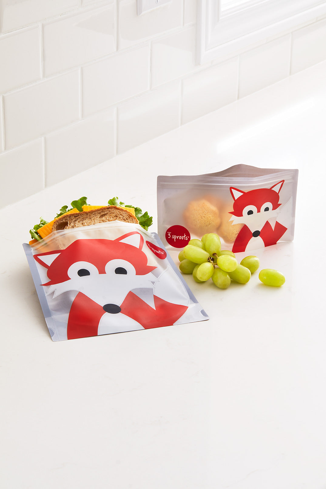 fox sandwich bag (2 pack)