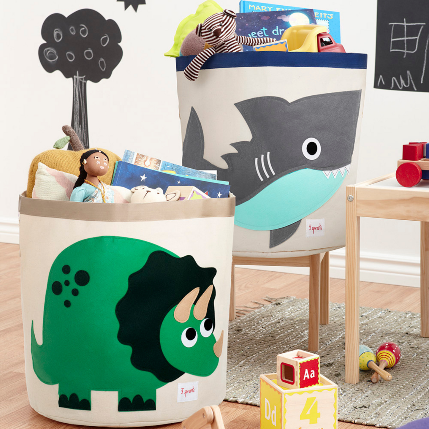 shark storage bin