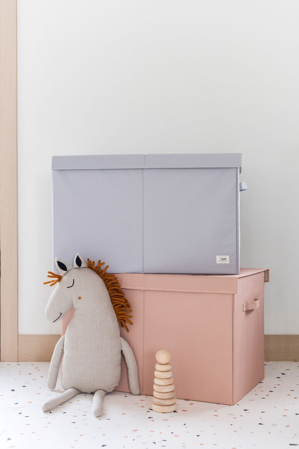 Recycled Fabric Folding Storage Chest – 3sprouts.com