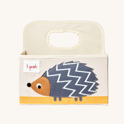 hedgehog diaper caddy