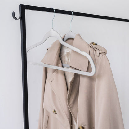 gray adult velvet non-slip hangers (30 per set)