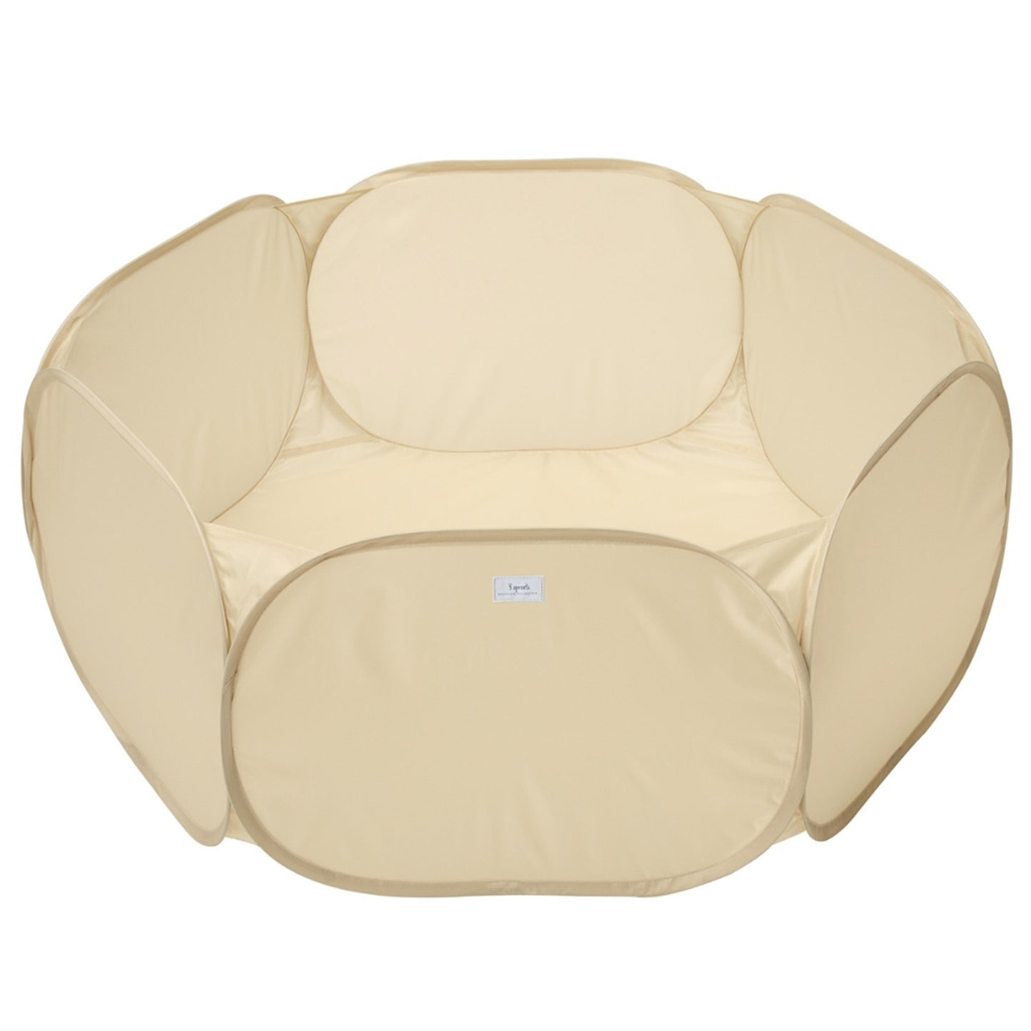 beige recycled fabric ball pit