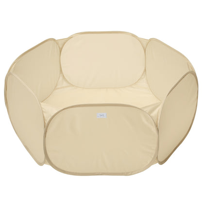 beige recycled fabric ball pit