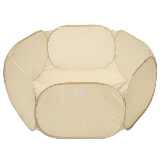 beige recycled fabric ball pit