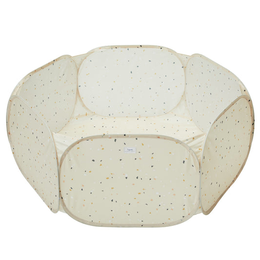 terrazzo beige recycled fabric ball pit