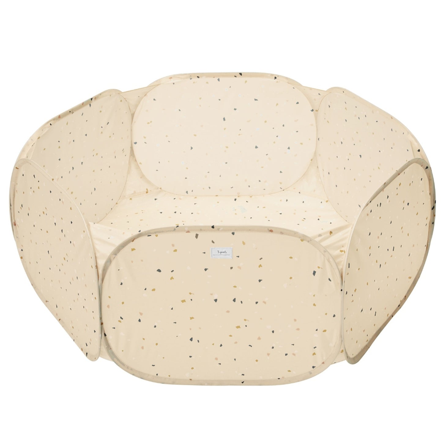 terrazzo beige recycled fabric ball pit