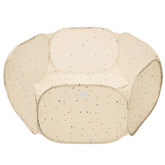 terrazzo beige recycled fabric ball pit