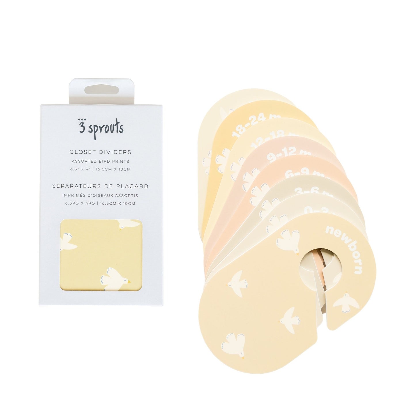 closet dividers (newborn to 24 months) - bird