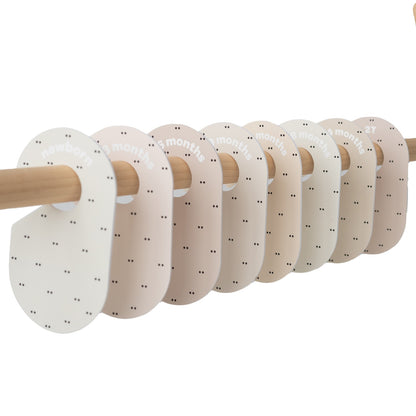 closet dividers (newborn to 24 months) - double dot neutral