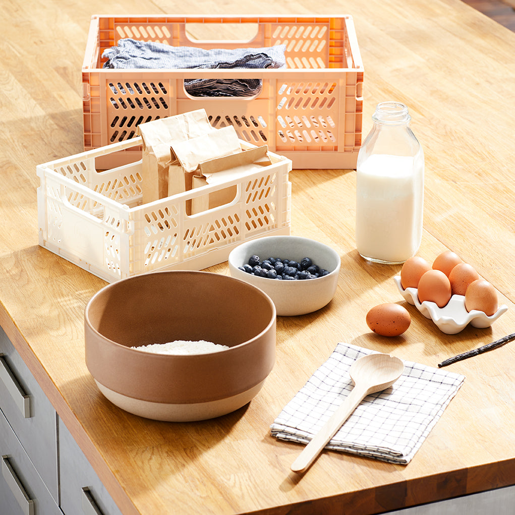 clay modern folding crate