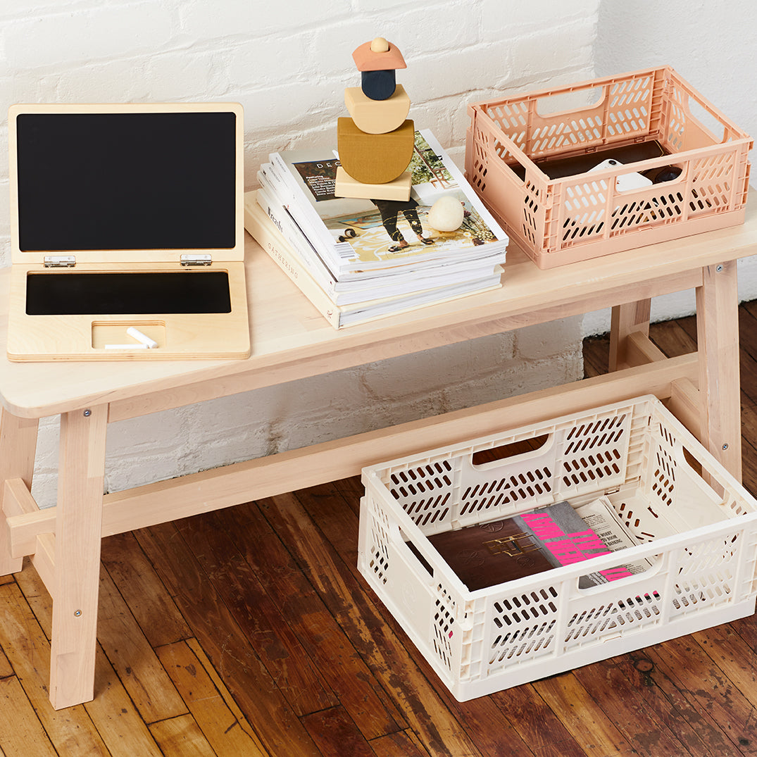 clay modern folding crate