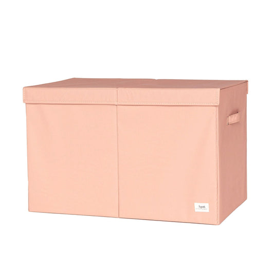 clay recycled fabric folding storage chest