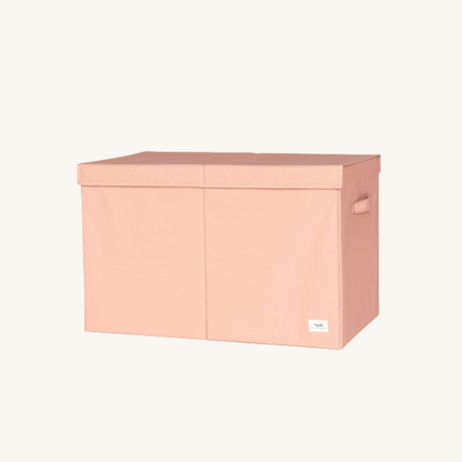 clay recycled fabric folding storage chest