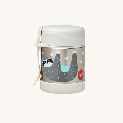 sloth stainless steel food jar