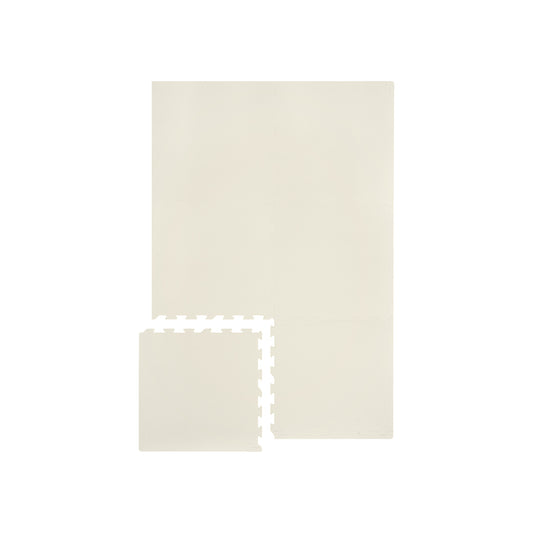 cream EVA foam play mat