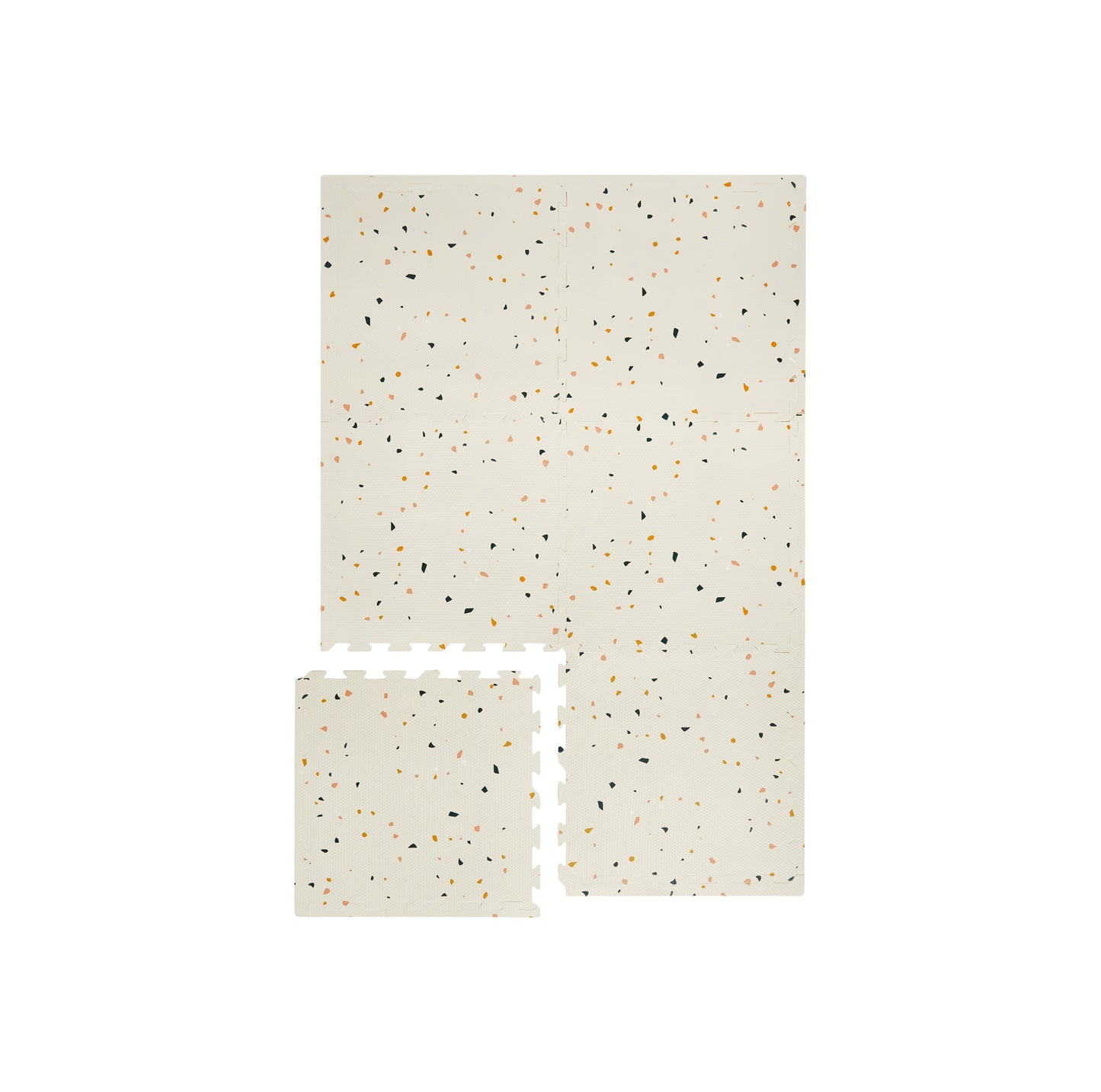 terrazzo cream EVA foam play mat
