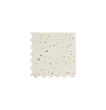 terrazzo cream EVA foam play mat