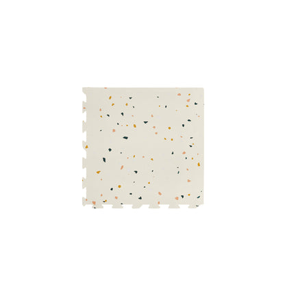 terrazzo cream EVA foam play mat