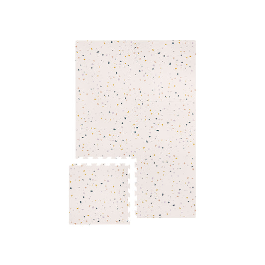 terrazzo palest pink EVA foam play mat