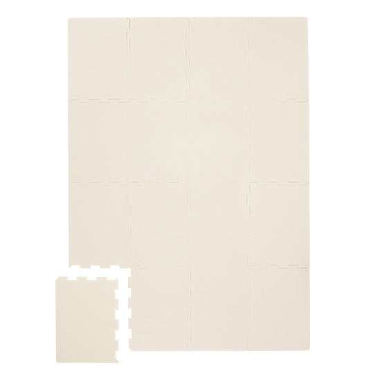 cream EVA foam puzzle mat