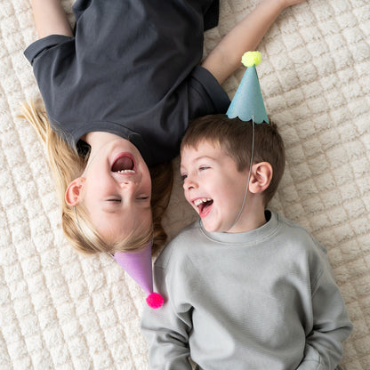 cream quilted teddy fleece round play mat