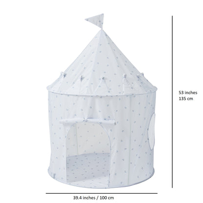 blueberry mist recycled fabric play tent