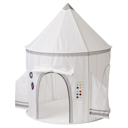 white spaceship play tent