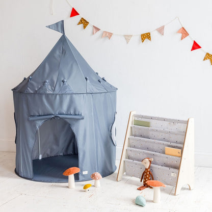 toy tent blue recycled fabric play tent – 3sprouts.com