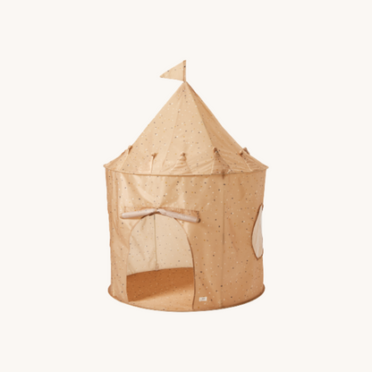 terrazzo clay recycled fabric play tent