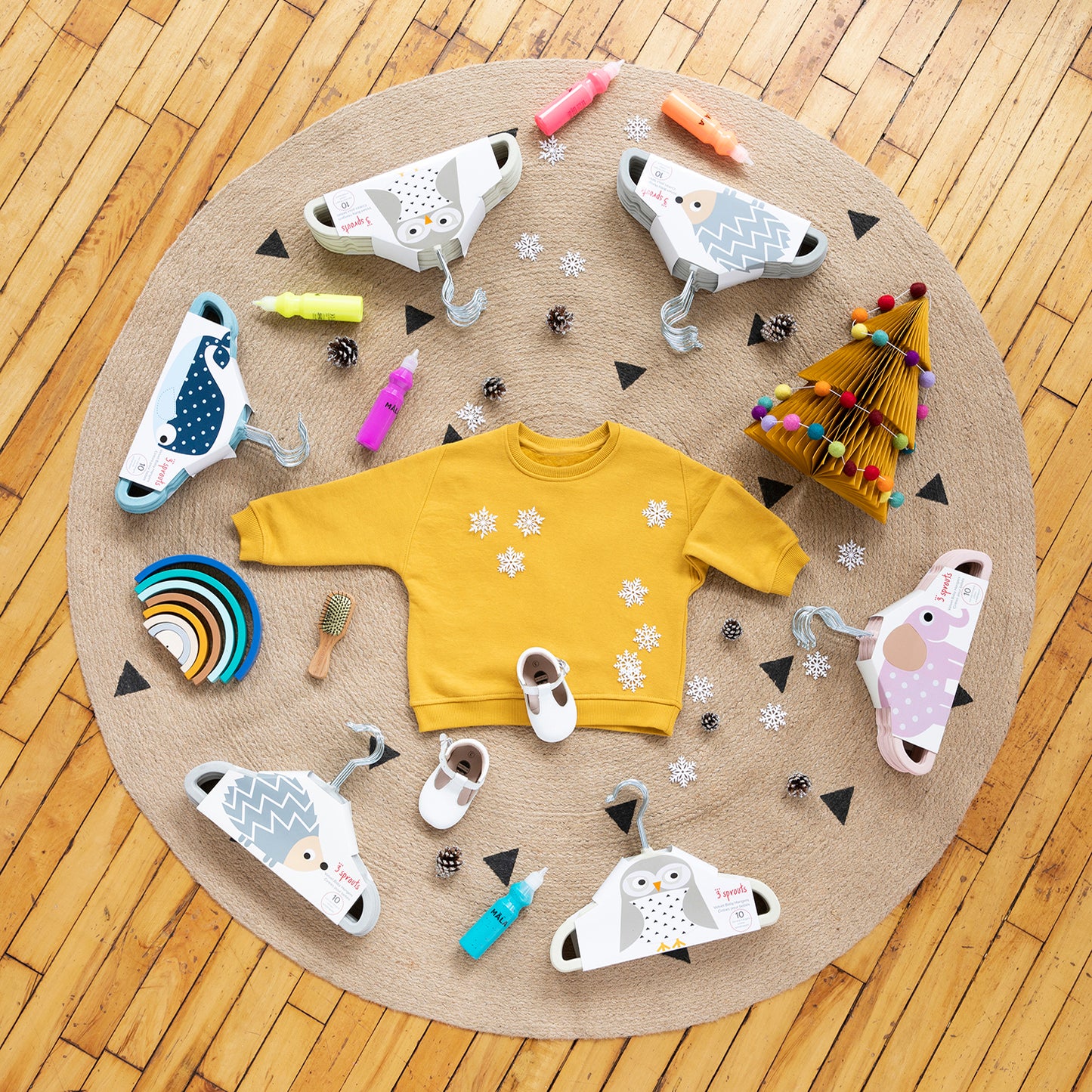 gray velvet non-slip hangers (10 per set)
