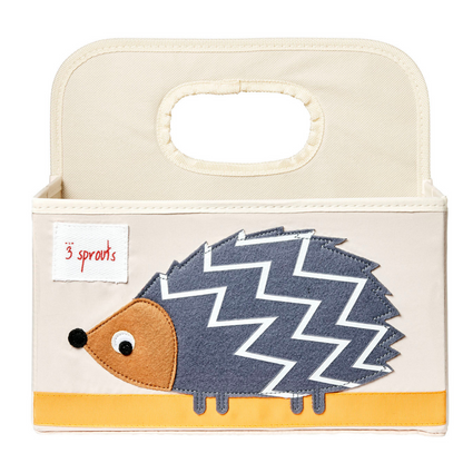 hedgehog diaper caddy