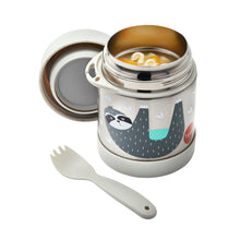 Load image into Gallery viewer, sloth stainless steel food jar
