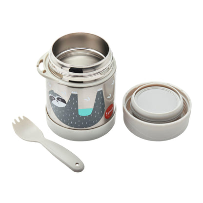 sloth stainless steel food jar