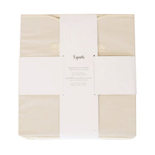 Load image into Gallery viewer, cream recycled fabric folding storage chest
