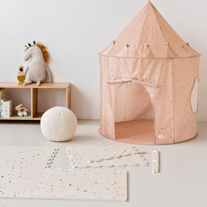 terrazzo cream EVA foam play mat
