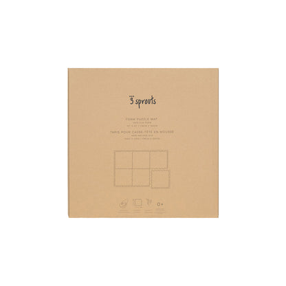 gray EVA foam play mat
