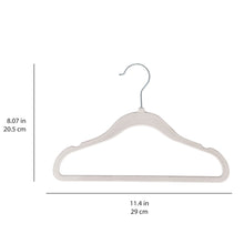 Load image into Gallery viewer, gray velvet non-slip hangers (30 per set)
