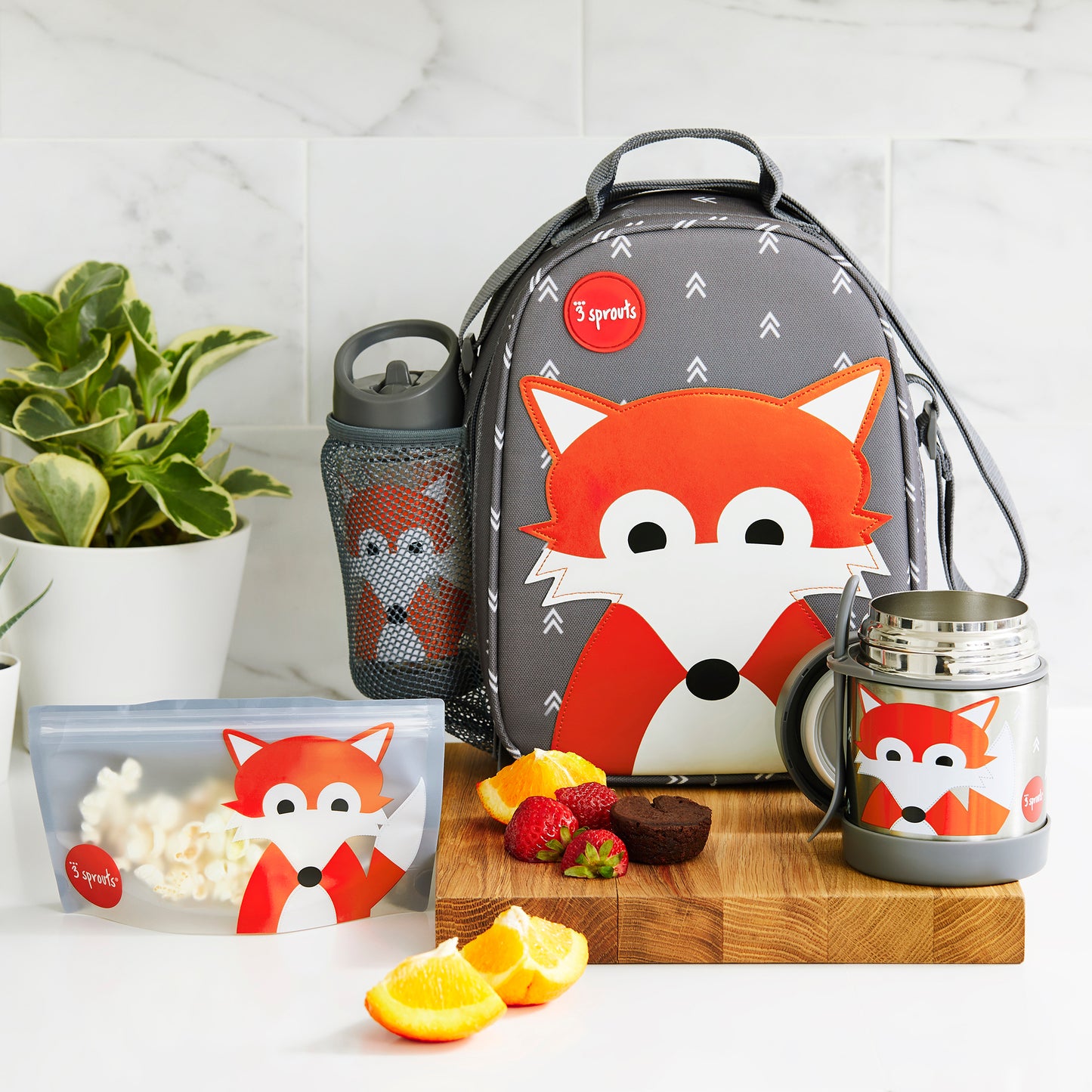 fox lunch bag