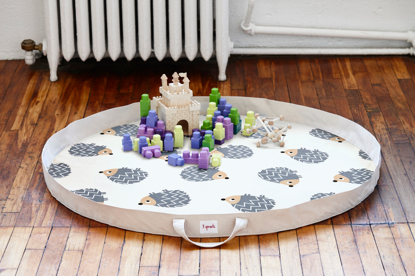 hedgehog play mat bag