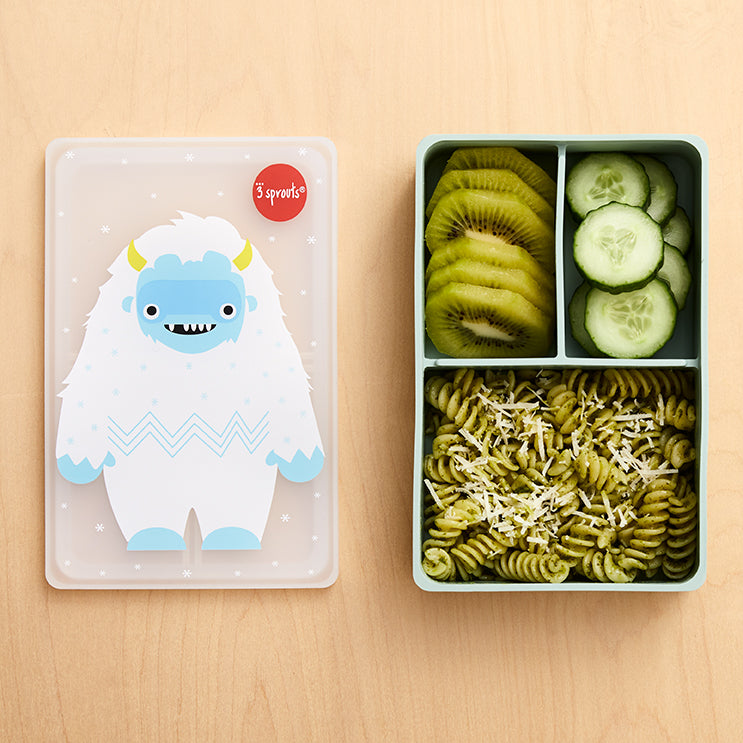 3 COMPARTMENT SILICONE BENTO LUNCH BOX - SAGE – ME AND YOU BAMBINO