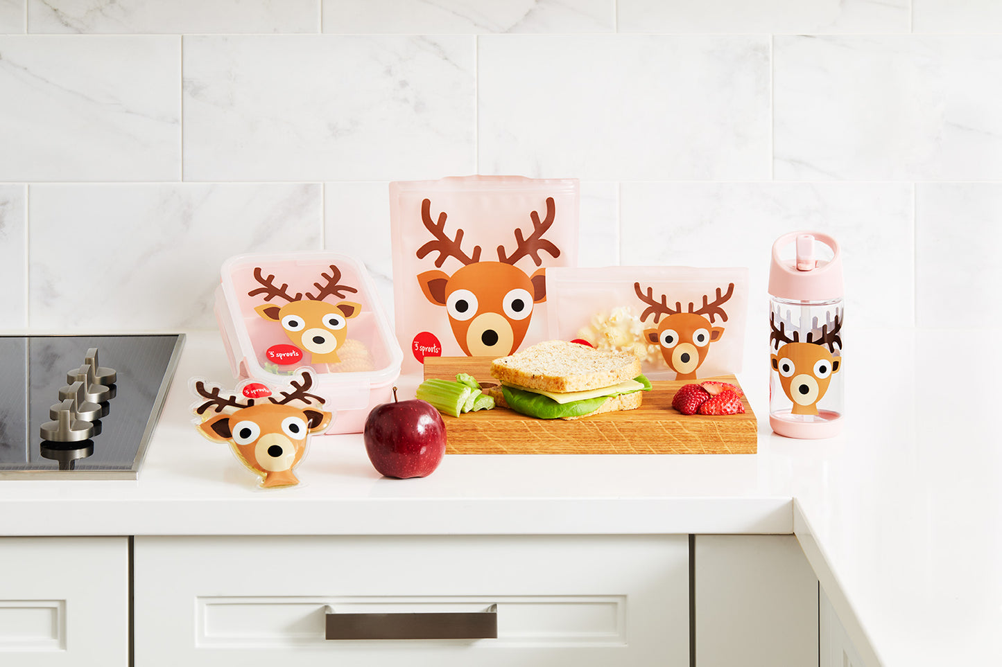 deer sandwich bag (2 pack)