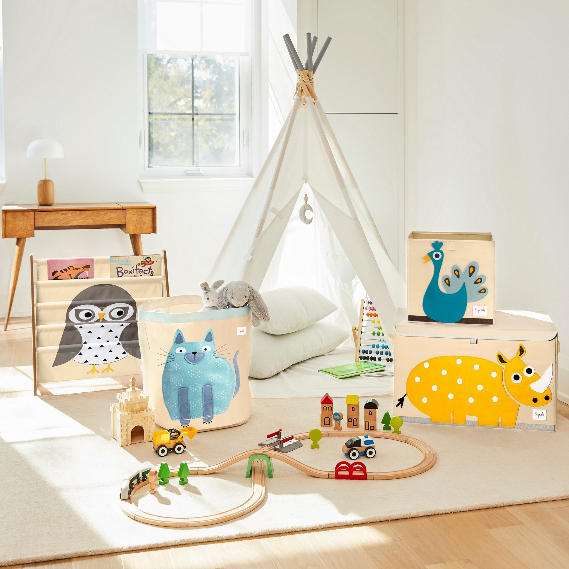3 sprouts book rack discount